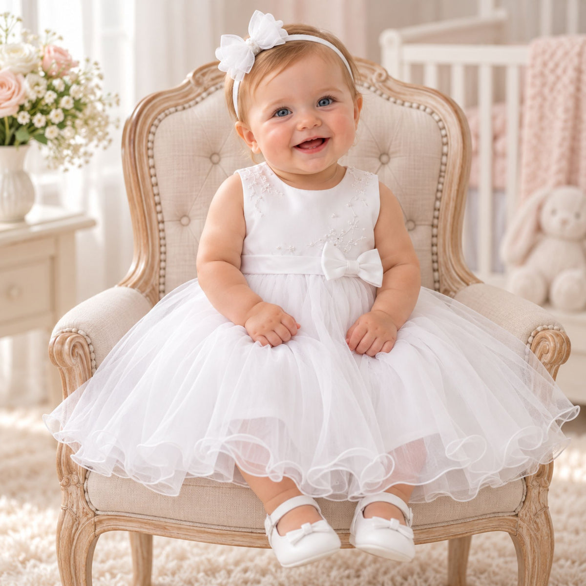sarah louise white ballerina style dress
