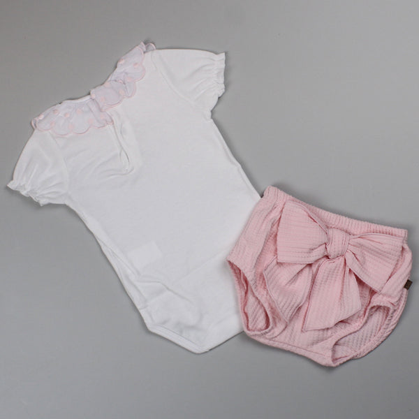 Baby Girls Cotton Vest and Jam Pants Set - Calamaro 16044 & 19107