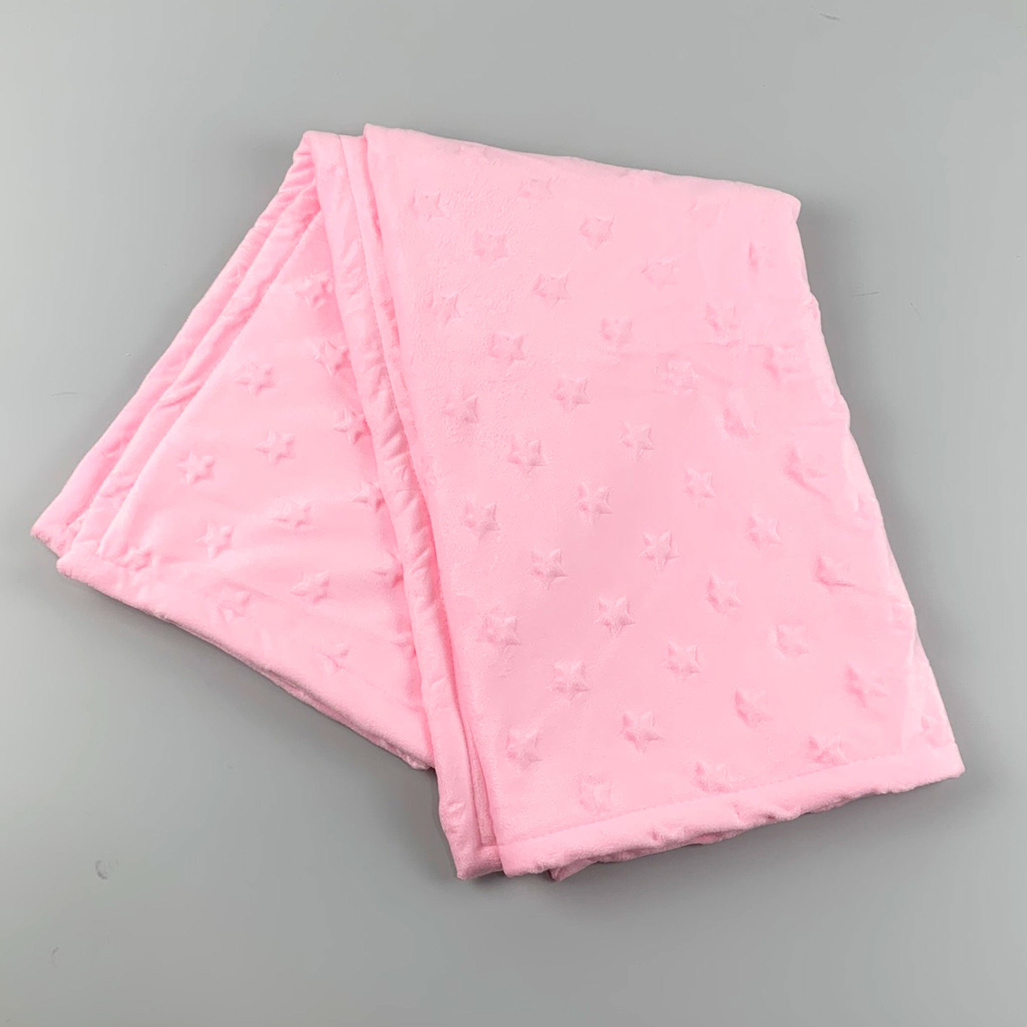 Pink star baby blanket best sale