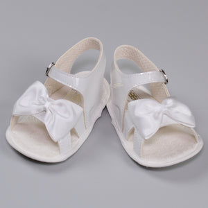 baby girls white sandals