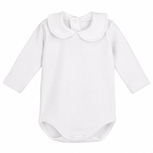 baby body vest white
