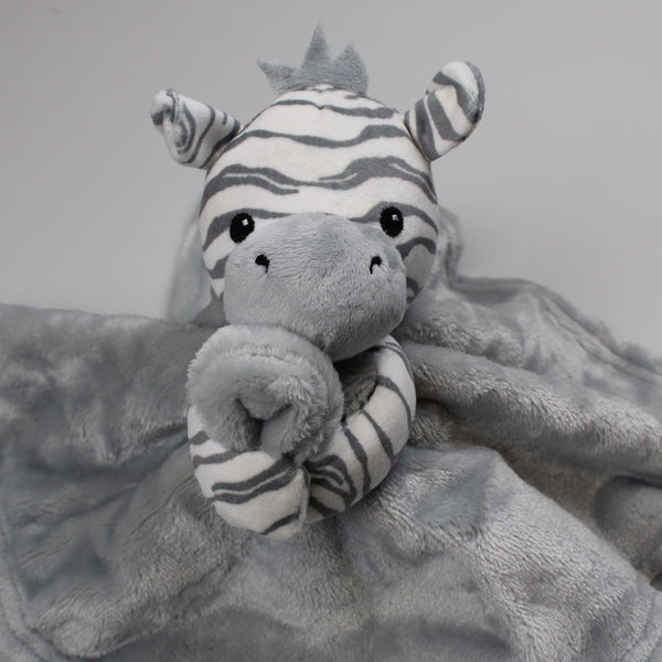 Baby Comforter - Grey Zebra