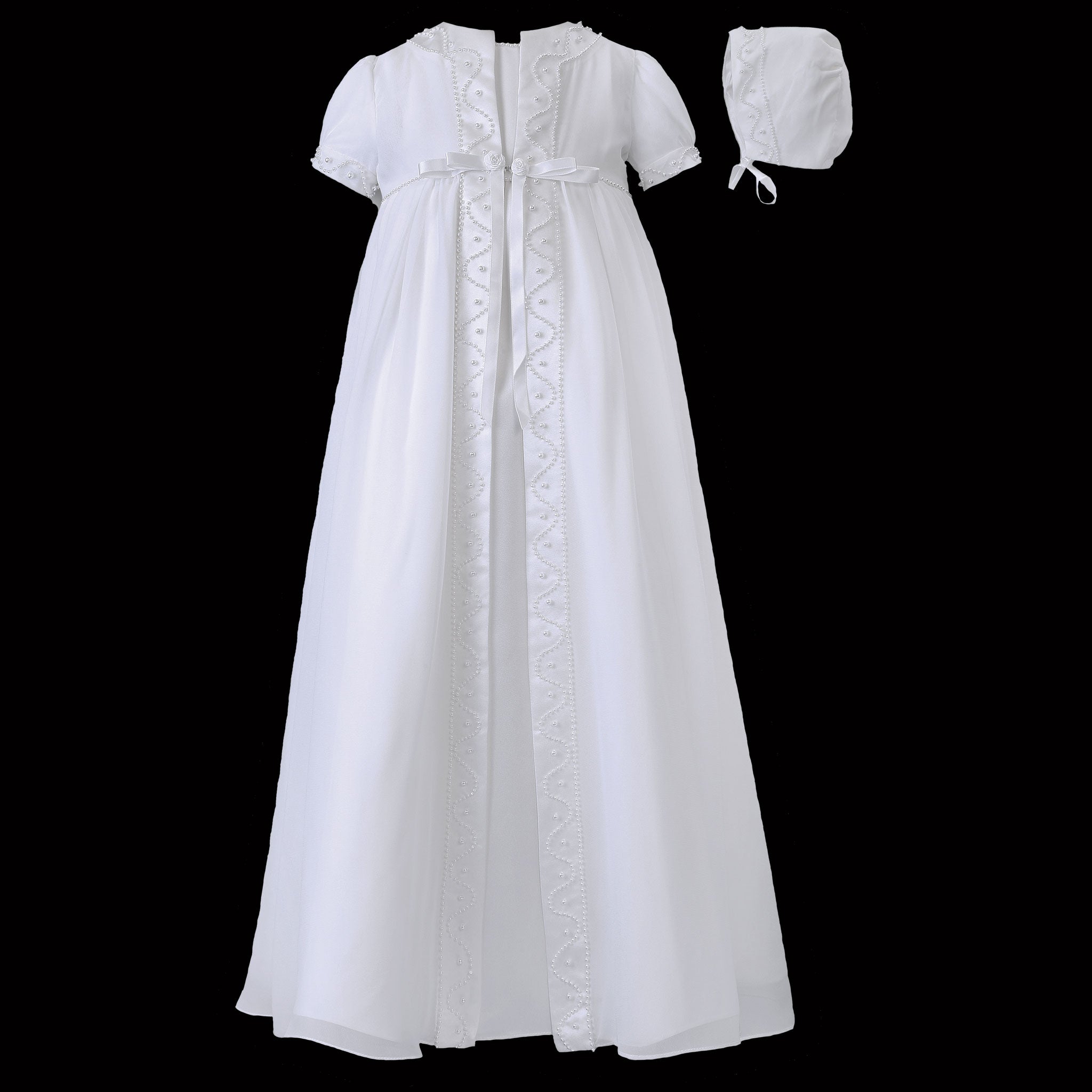 Amazon.com: 100% Cotton Dress Christening Gown Baptism Gown with Lace  Border (Newborn (Birth-7 lbs)) White: Clothing, Shoes & Jewelry
