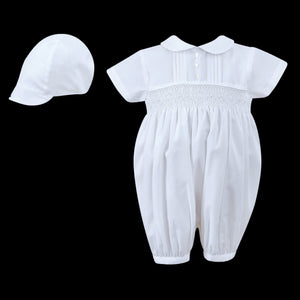 sarah louise boys christening romper