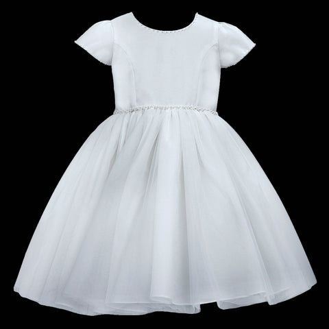 baby girls white christening dress 