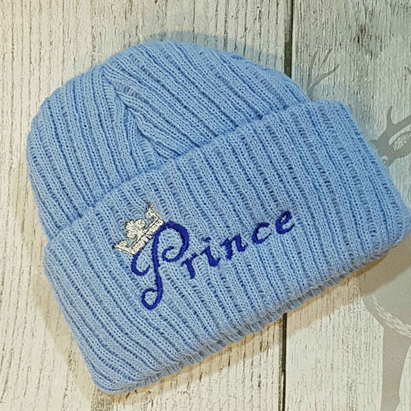 blue baby hat Prince