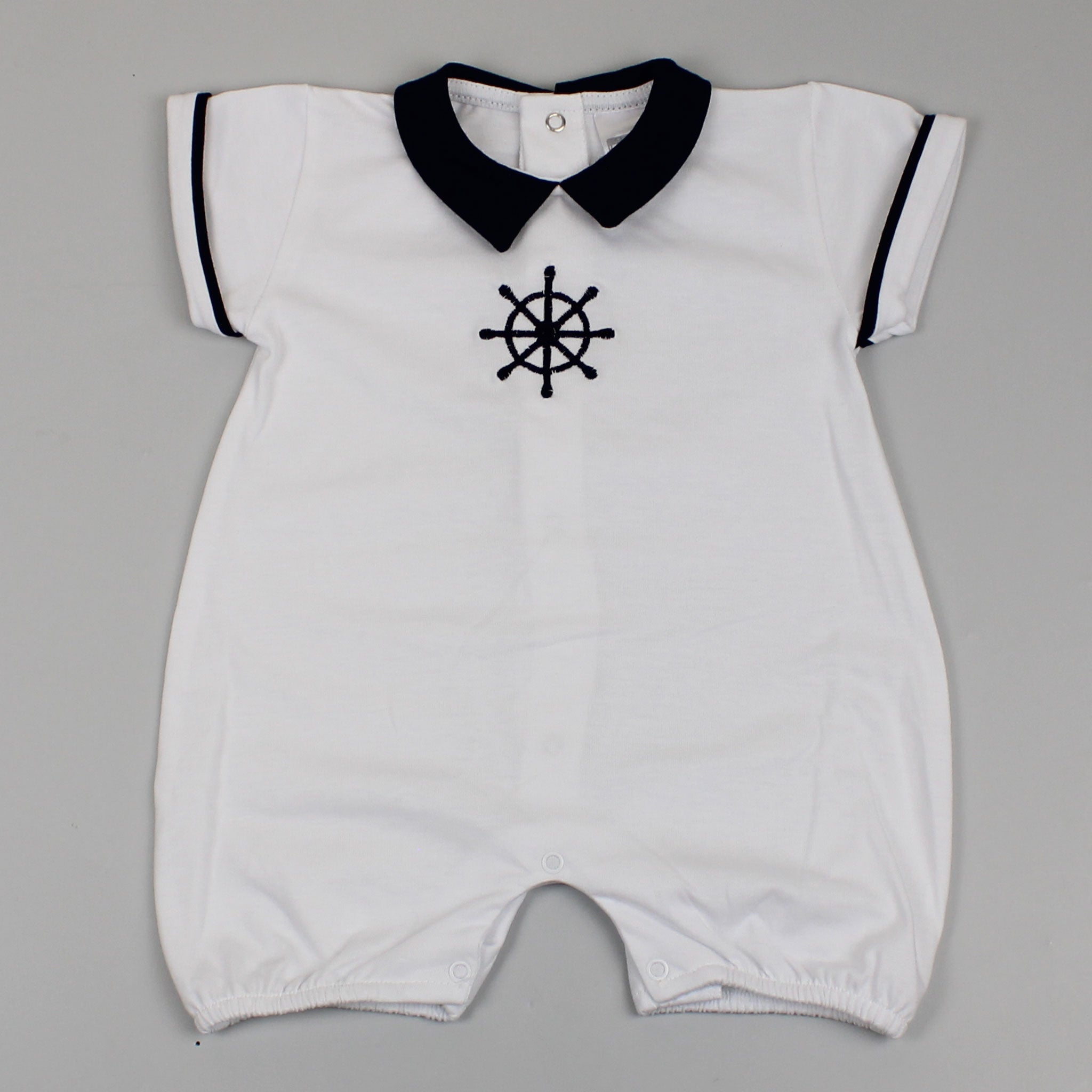 baby boys white and navy outfit sailor 