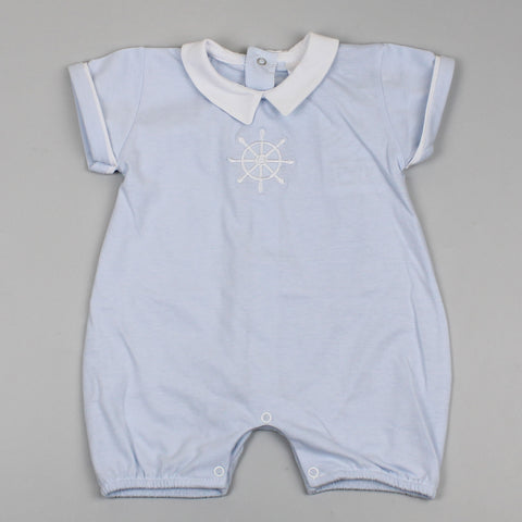 baby boys sailor style blue outfit