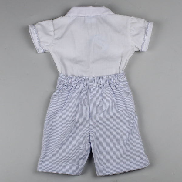 baby boys shirt and short summer outfit