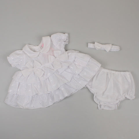 baby girl summer dress outfit white