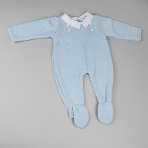 Baby boys blue spanish style all in one by Pex