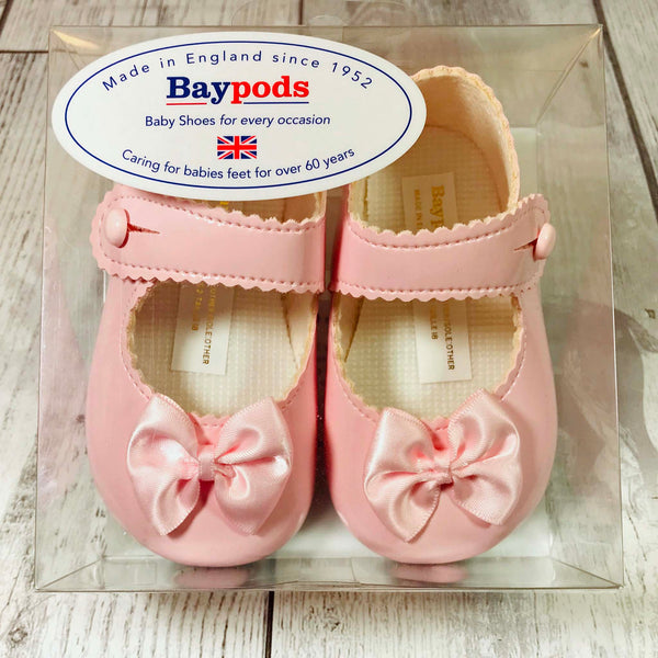 baby girls pink soft sole shoes