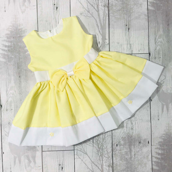 yellow baby dress easter