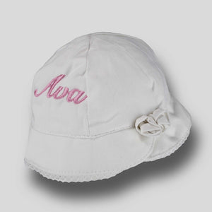 Baby girls custom sun hat