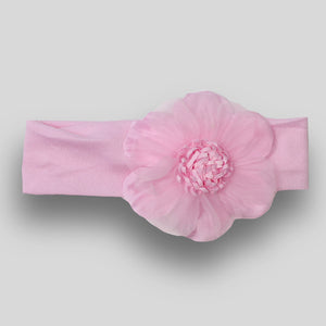 newborn flower pink headband