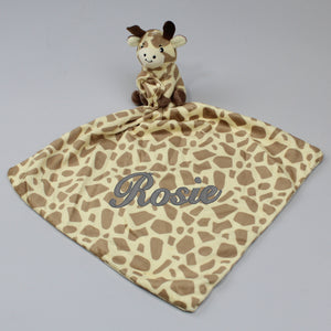 baby comforter custom giraffe snuggy