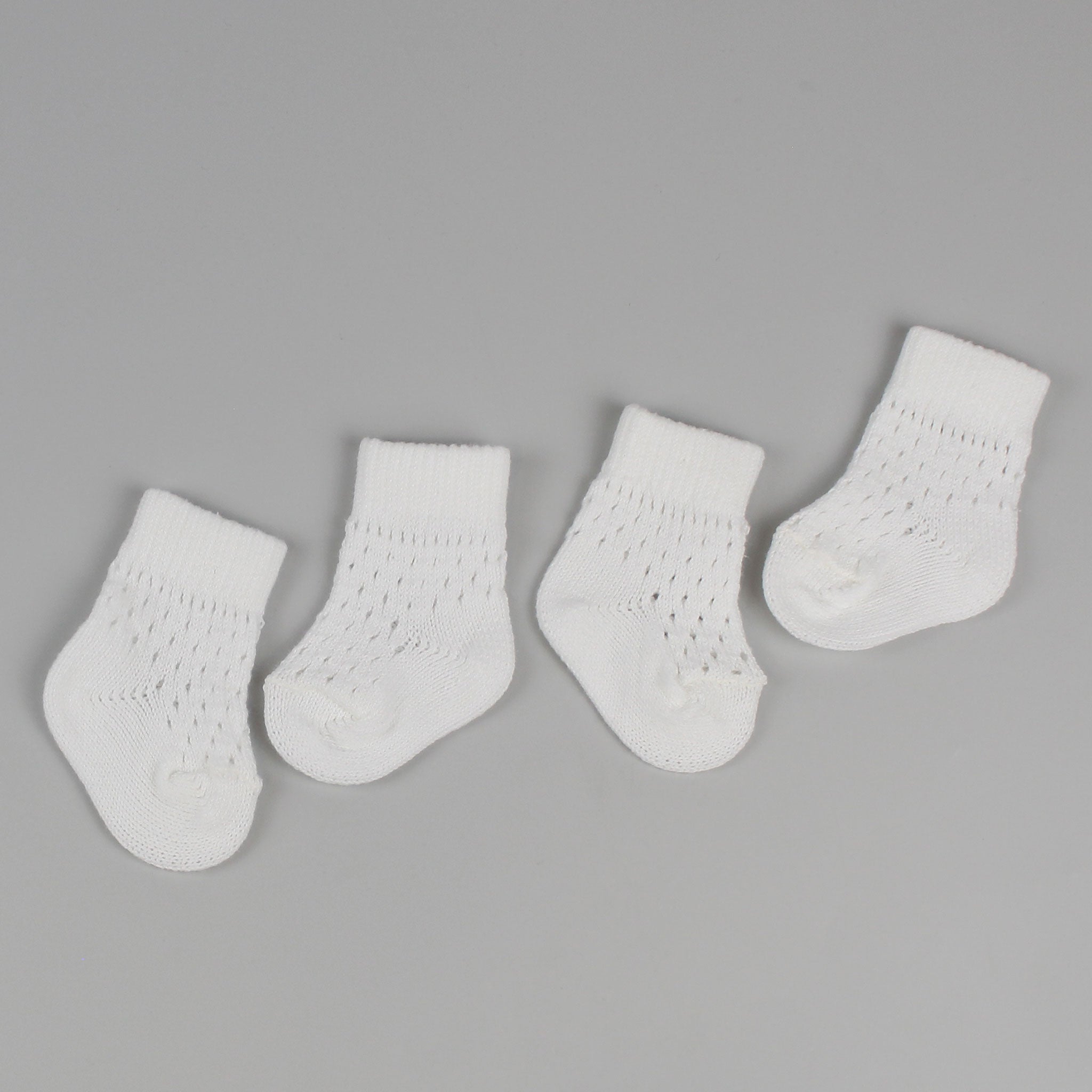 baby white ankle socks