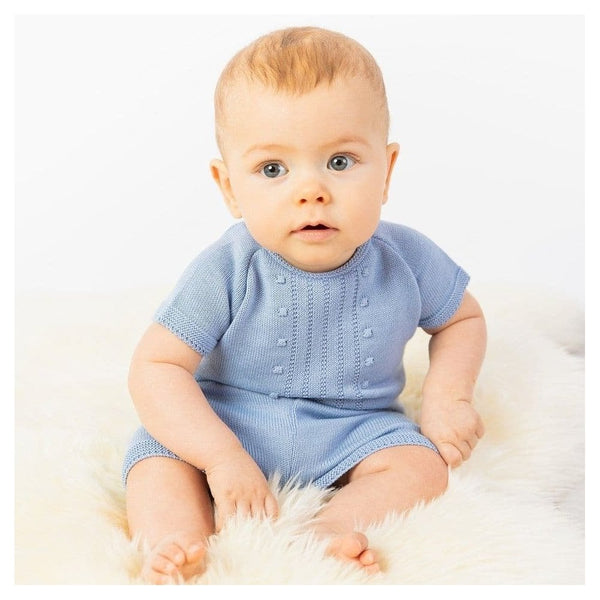 baby boys knitted outfit