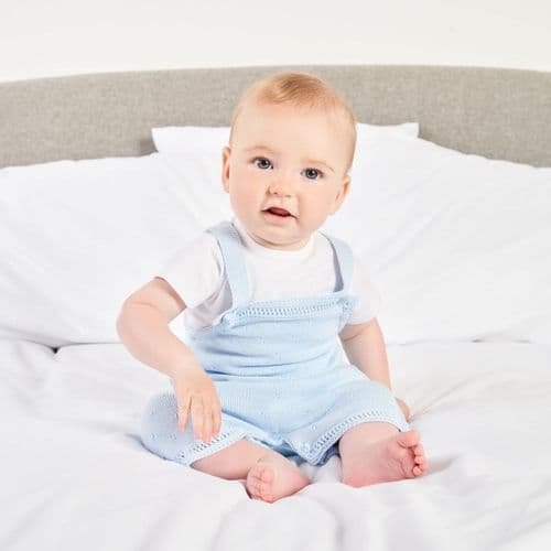 personalised baby boys knitted outfit