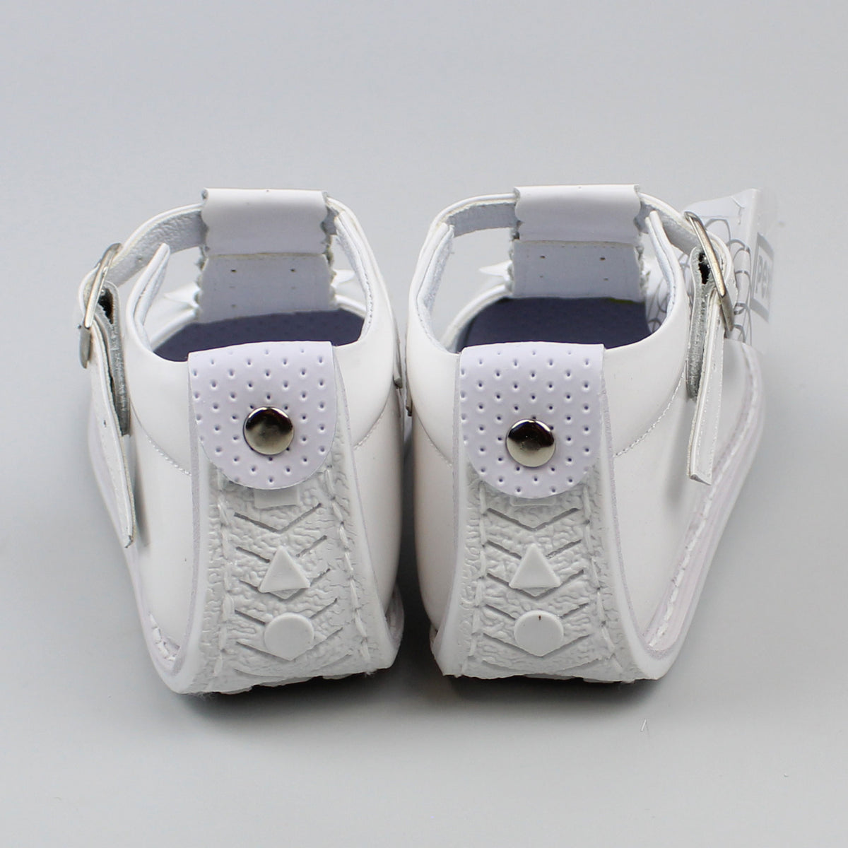 PEX First Walker Shoes - White Patent T Bar – Lullaby Lane Baby Shop