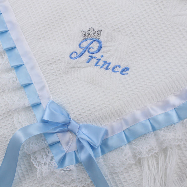 prince baby shawl