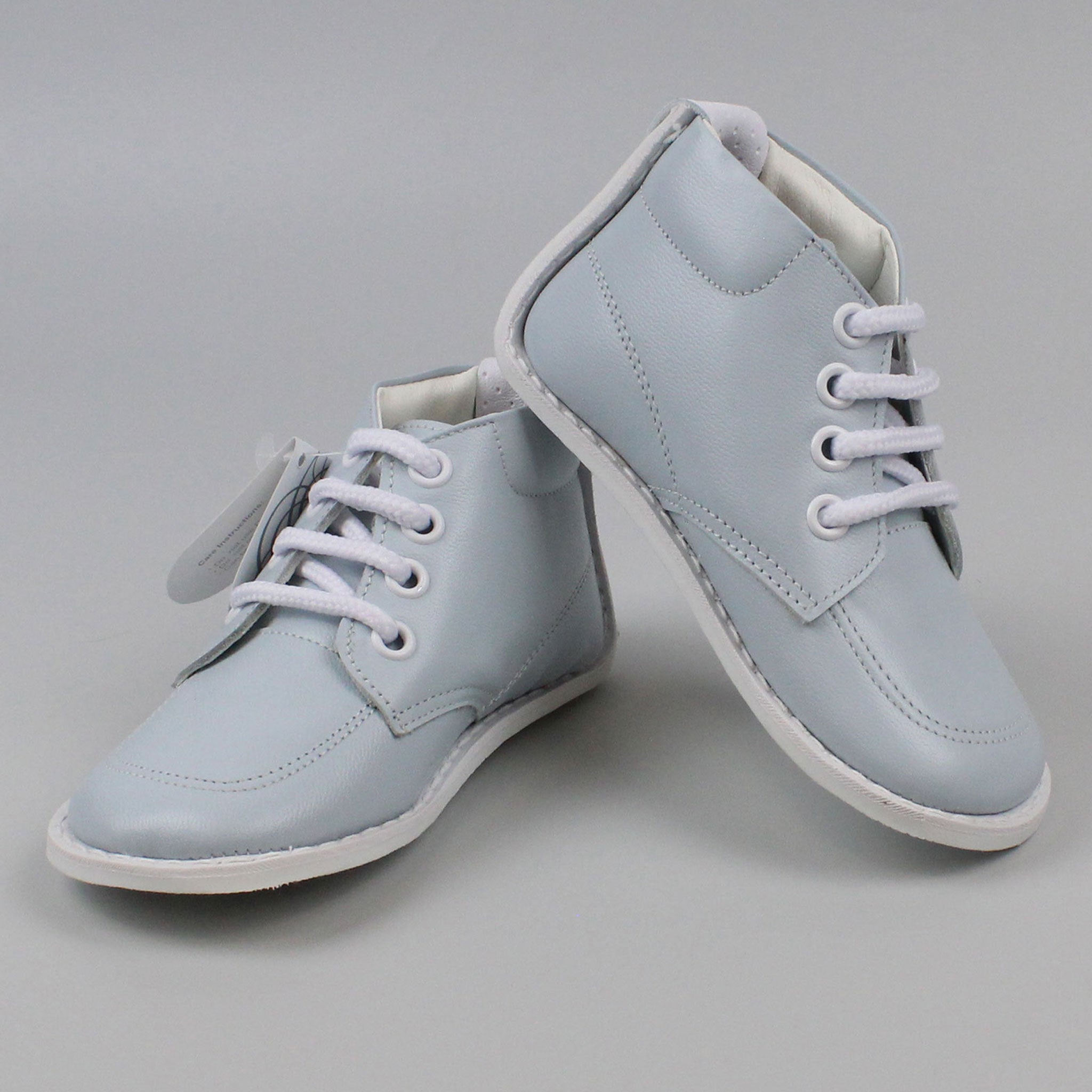 Baby Boys Blue Leather Boots