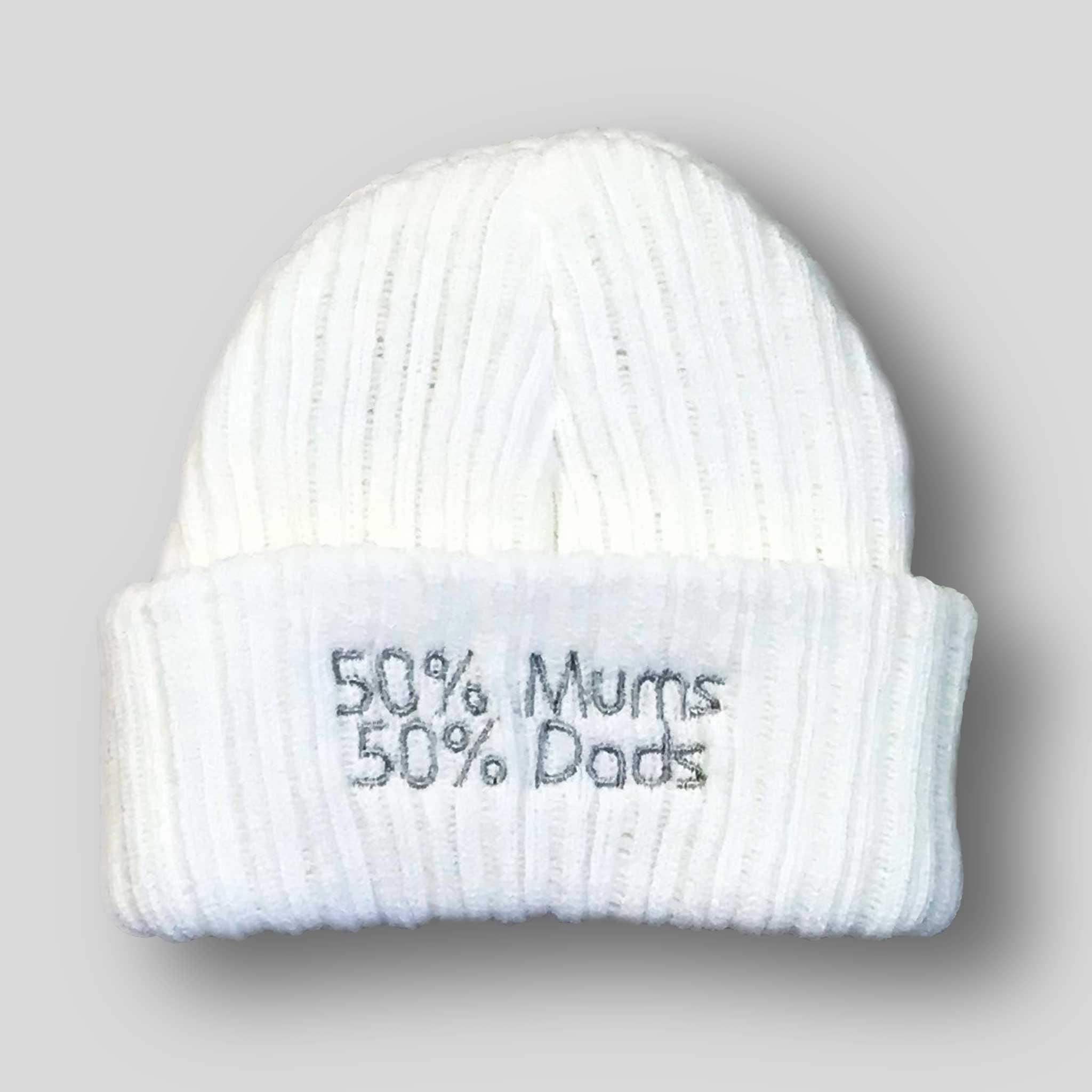 white baby beanie cap hat