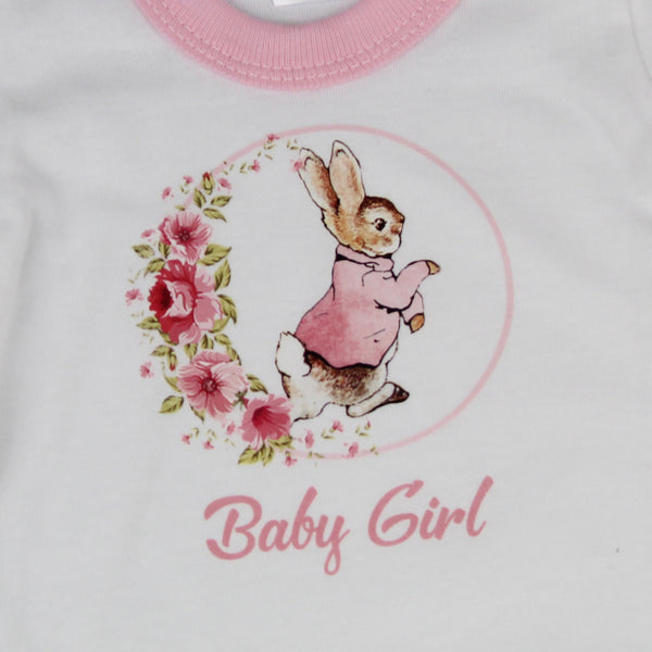 white and pink bunny vest