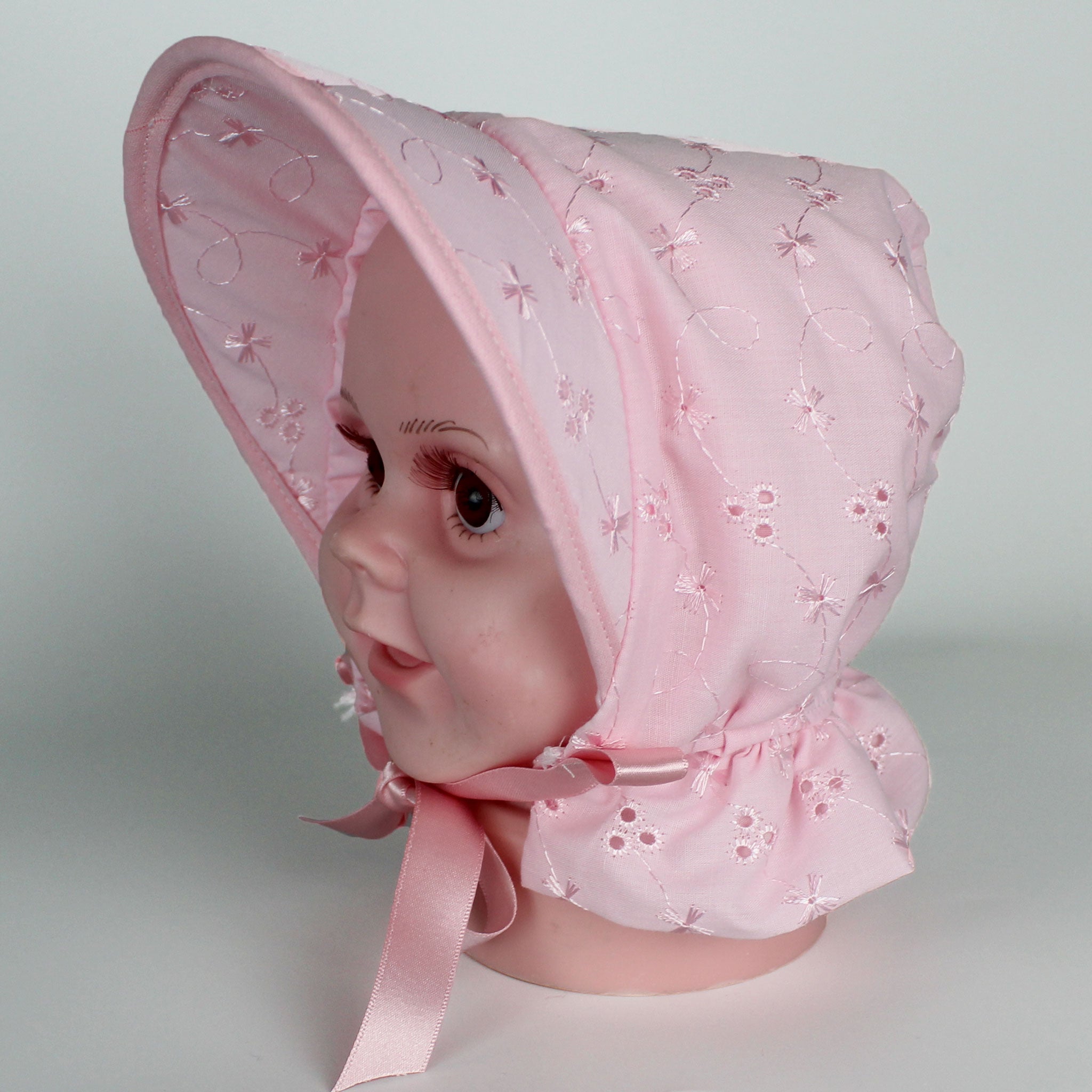 baby girls bo peep hat bonnet in pink