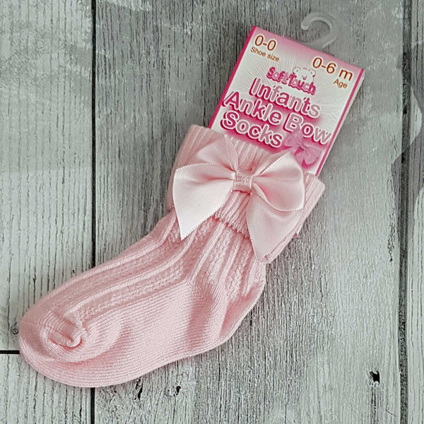 baby girl ankle socks with bows