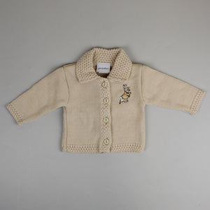 rabbit beige cardigan baby 