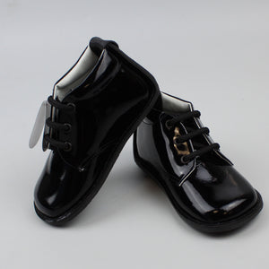 Baby Boys Black Laced shoe