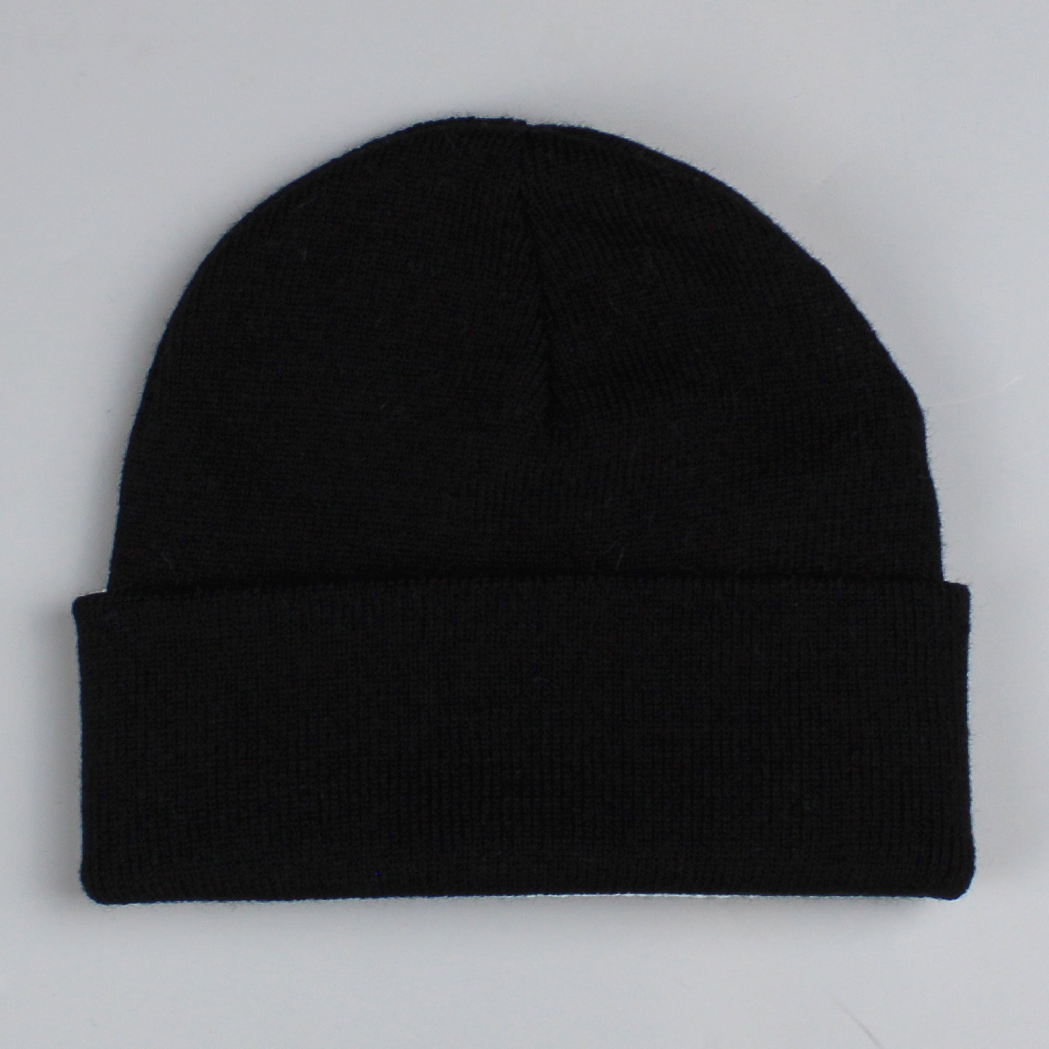 baby toddler plain black beanie