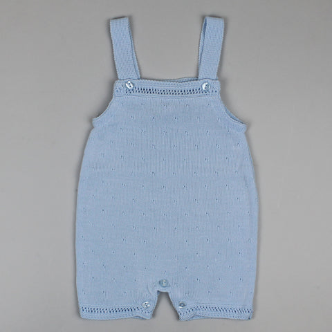Blue baby romper dungarees