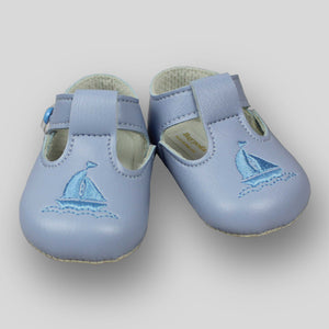 baby boys blue yacht shoes