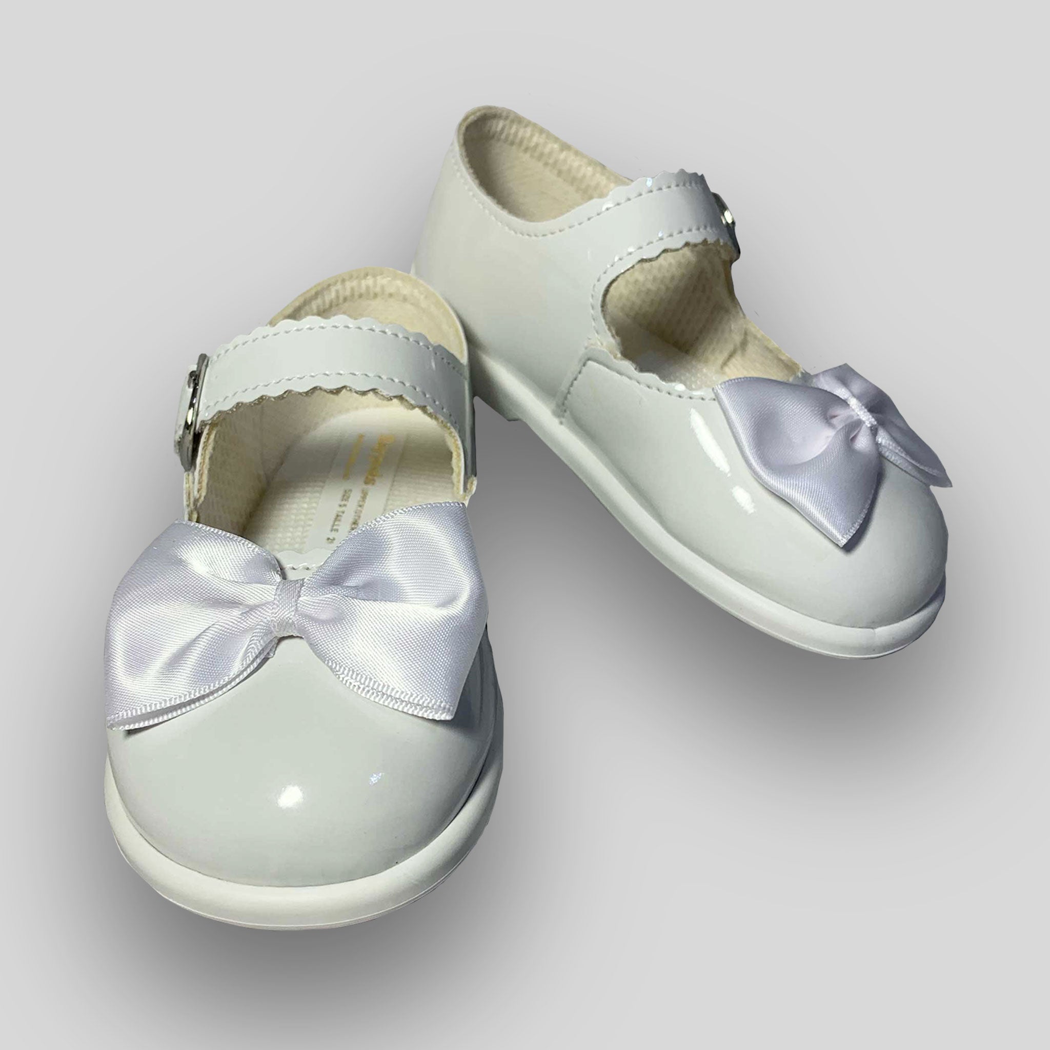 baby girls hard sole bow baypod shoes