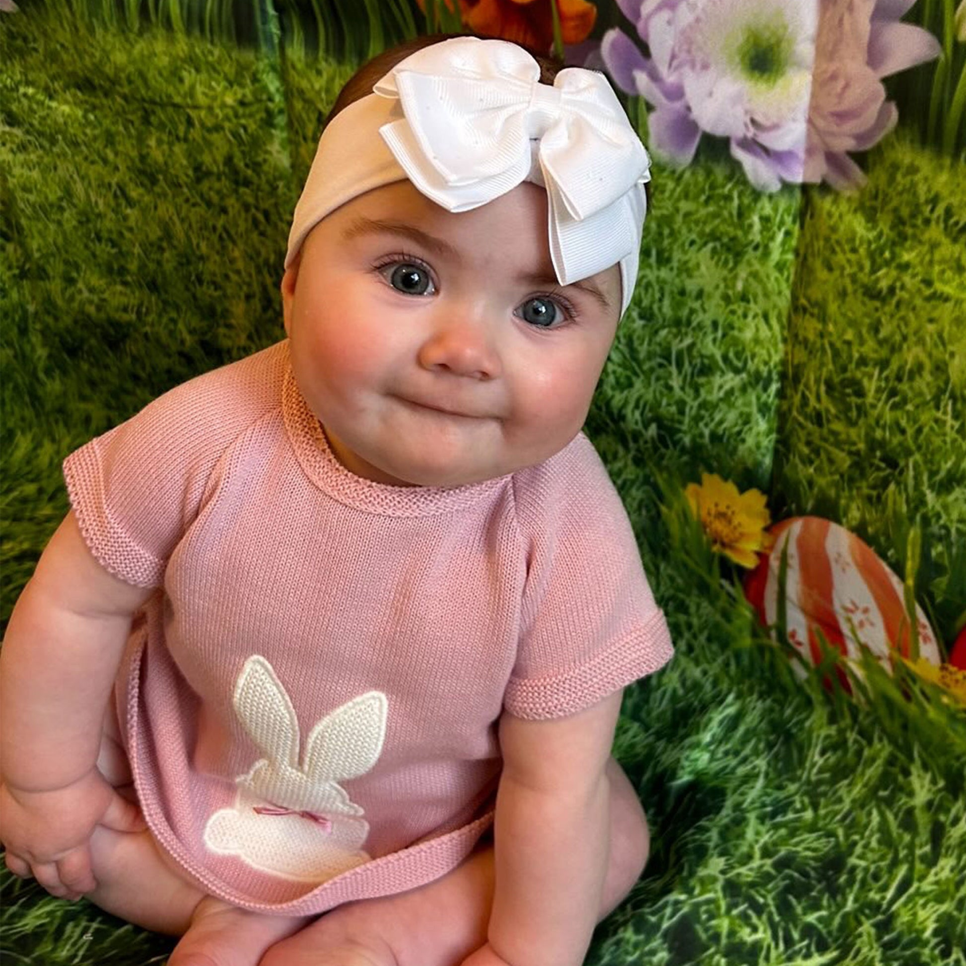baby girls spring knitted outfit