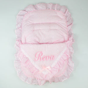 personalised car seat cosy toes