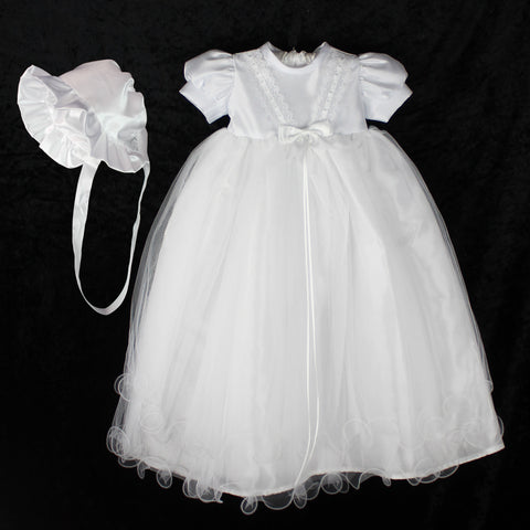 baby girls christening gown