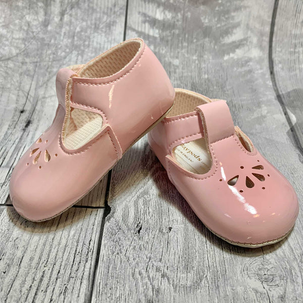 pink crib shoes