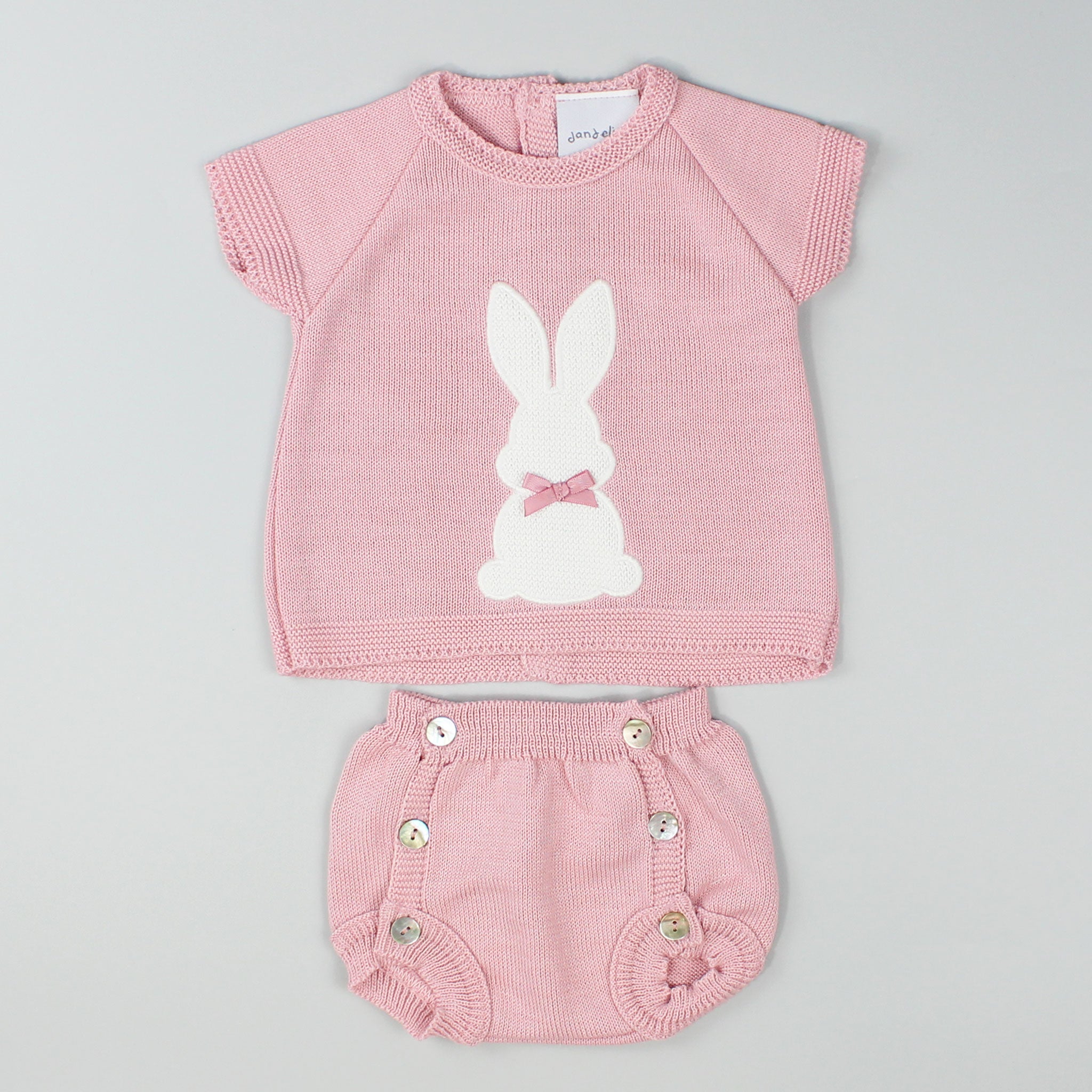 baby girl easter set pink bunny first easter
