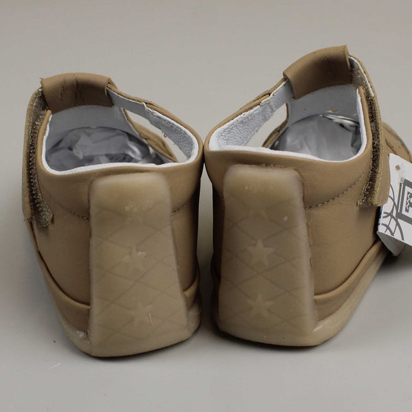pex beige hard sole leather sandals