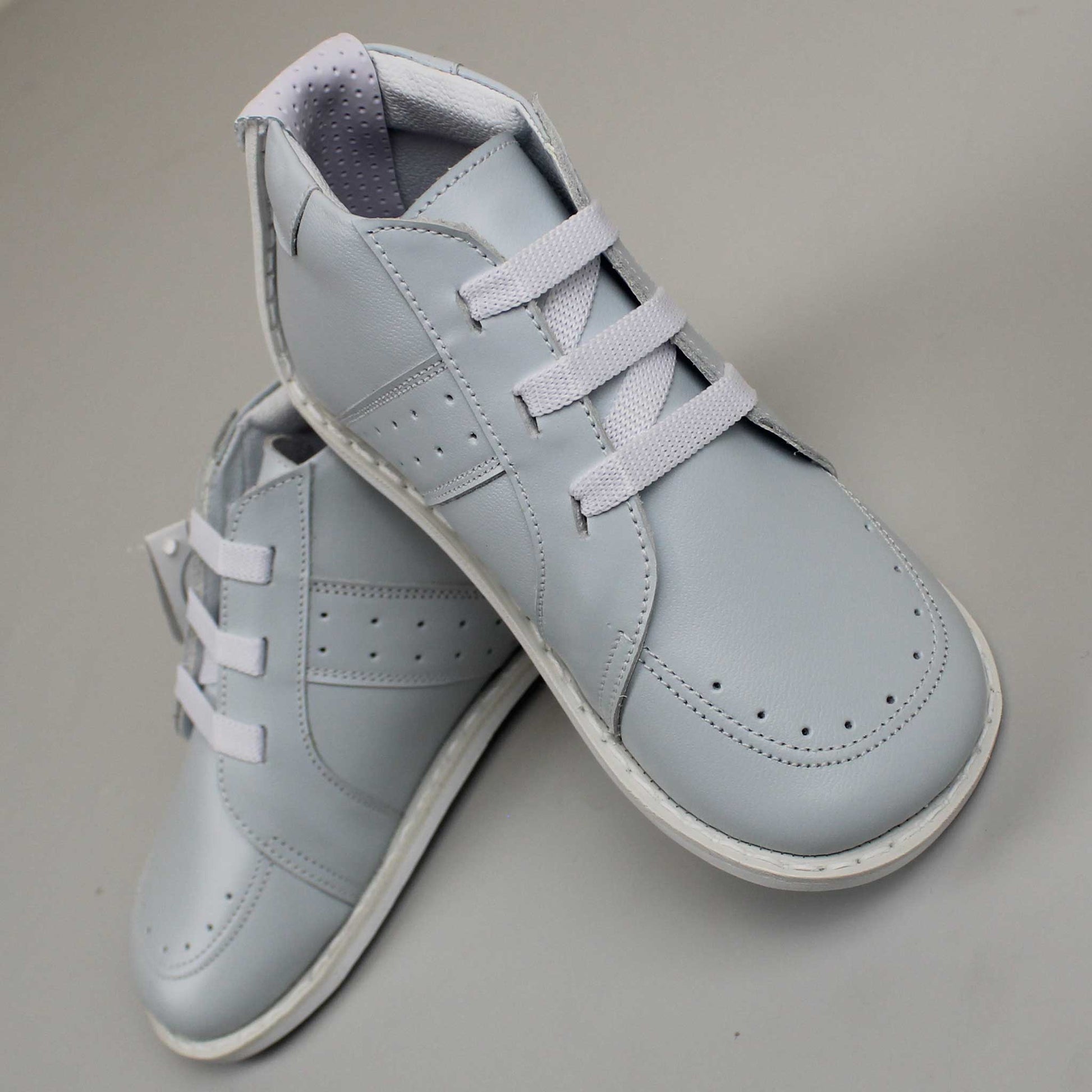 baby boys leather blue shoe