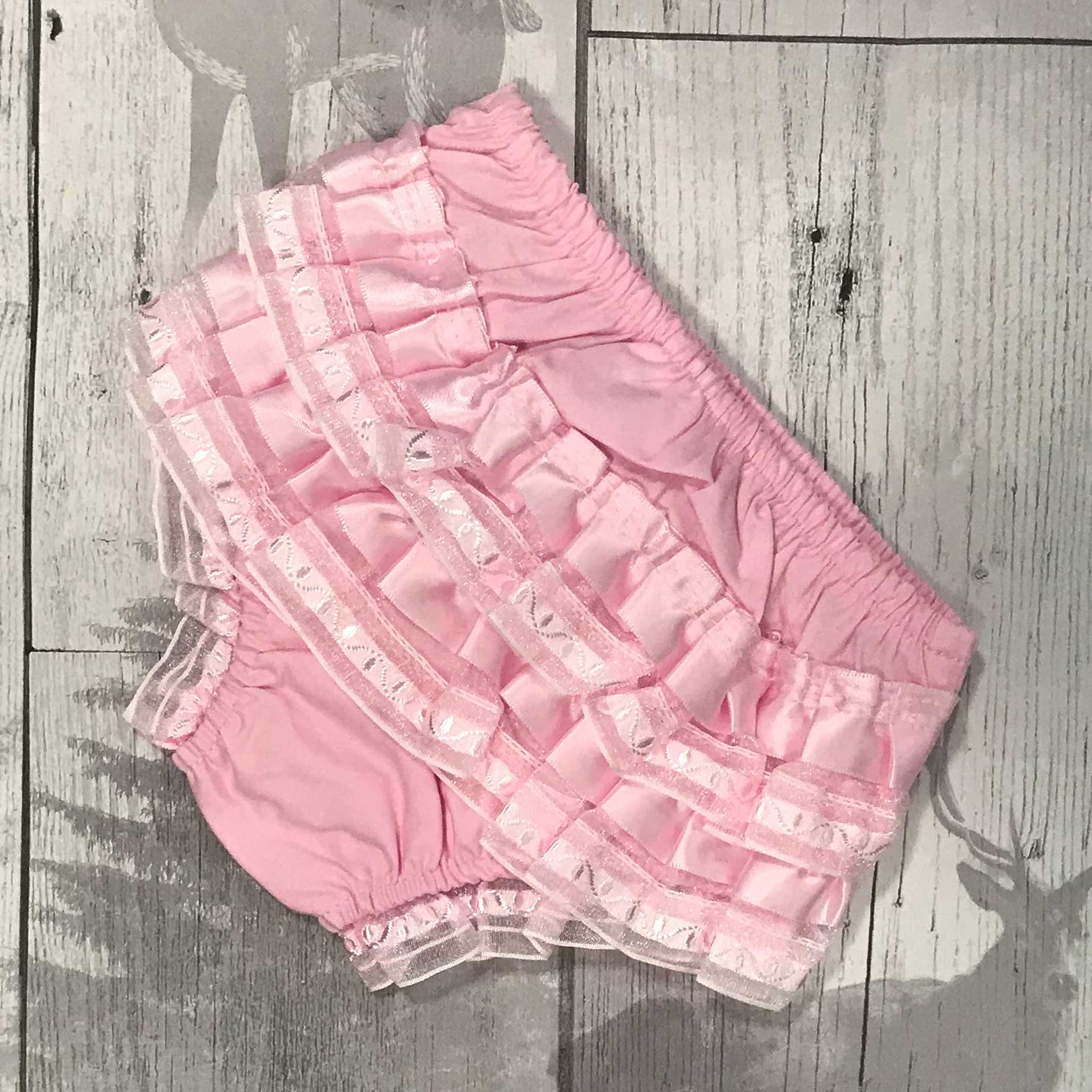 Frilly Knickers - Baby Pink