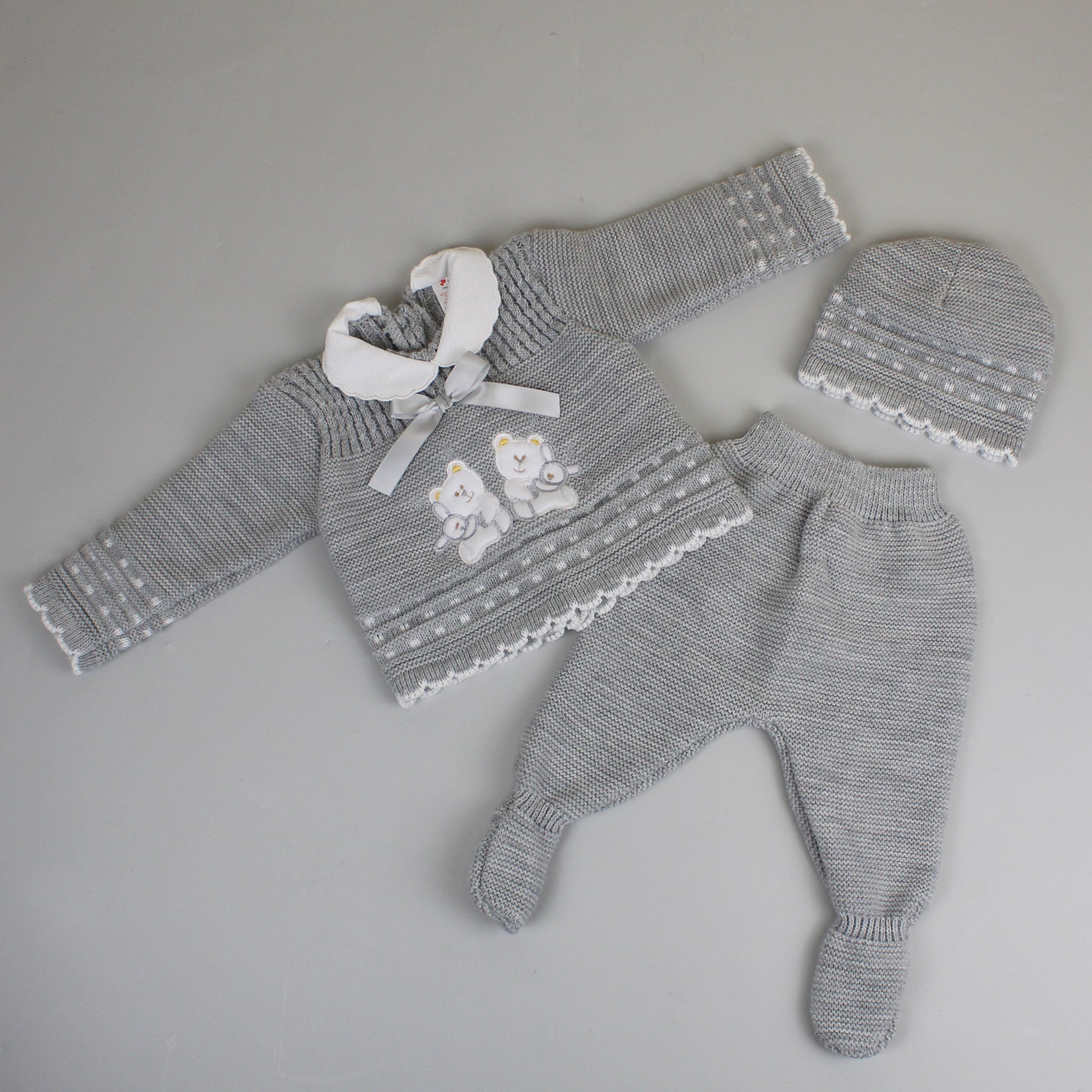 unisex grey three piece outfit