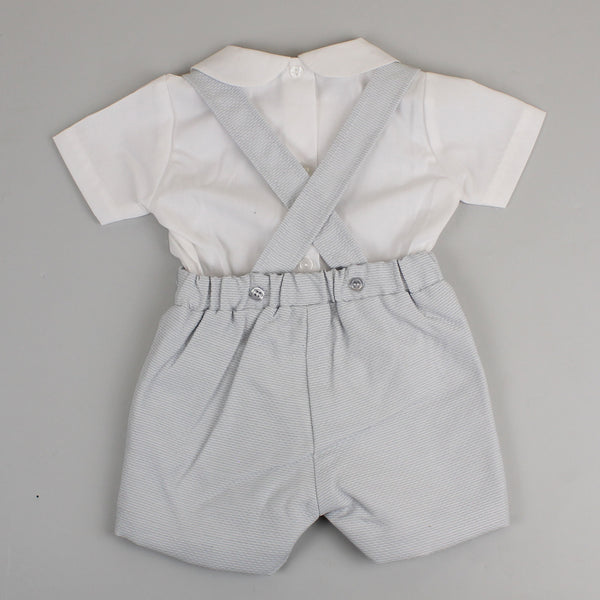 baby boys smart occasion outfit in grey