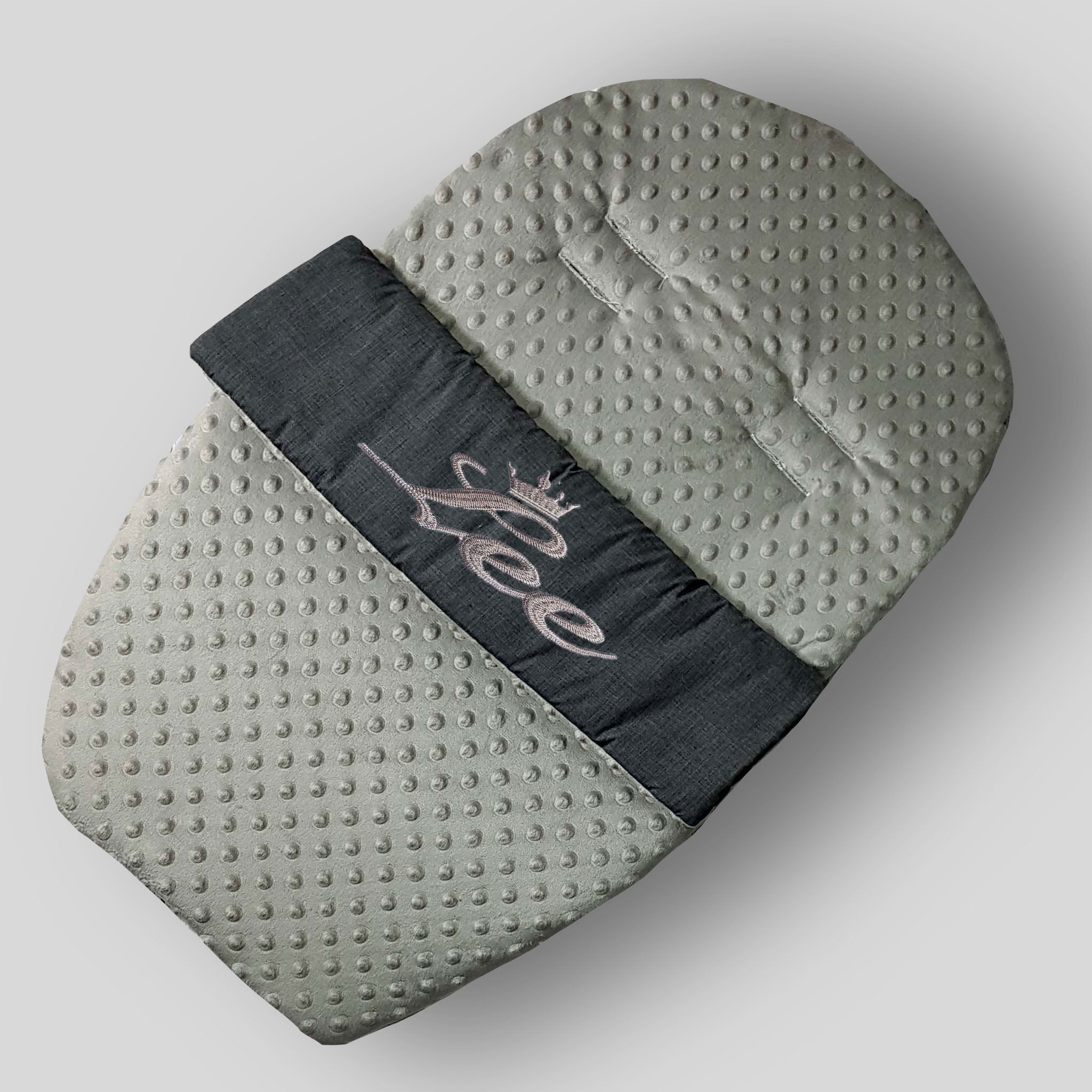 Personalised Car Seat Cosy Toes / Footmuff - Universal Grey