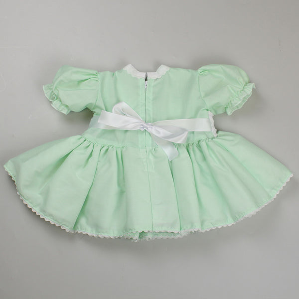 baby girls party dress in green 