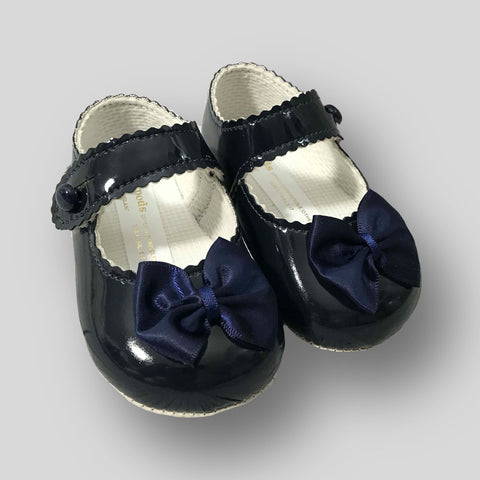 baby girl shoes navy blue