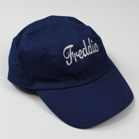 personalised baby baseball cap
